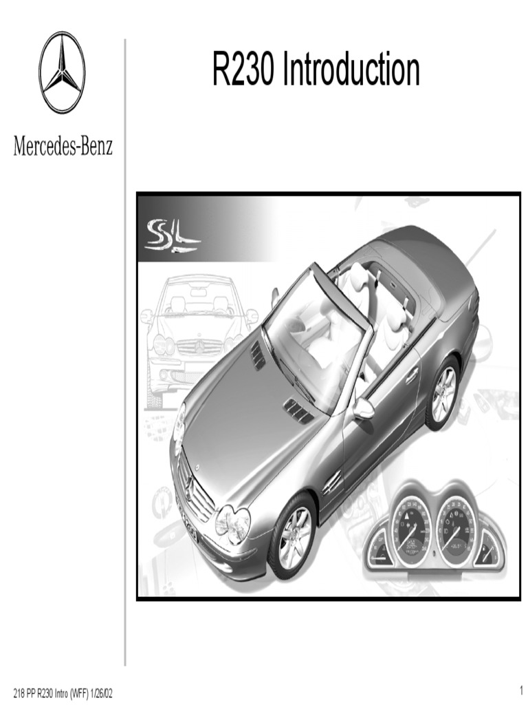 Mercedes Training 218 Ho r230 Intro WFF | PDF