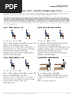 Tennis Elbow - Isometric Strengthening