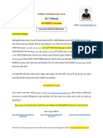 Father of Admission Test 2nd Edition JU PMSCS Version