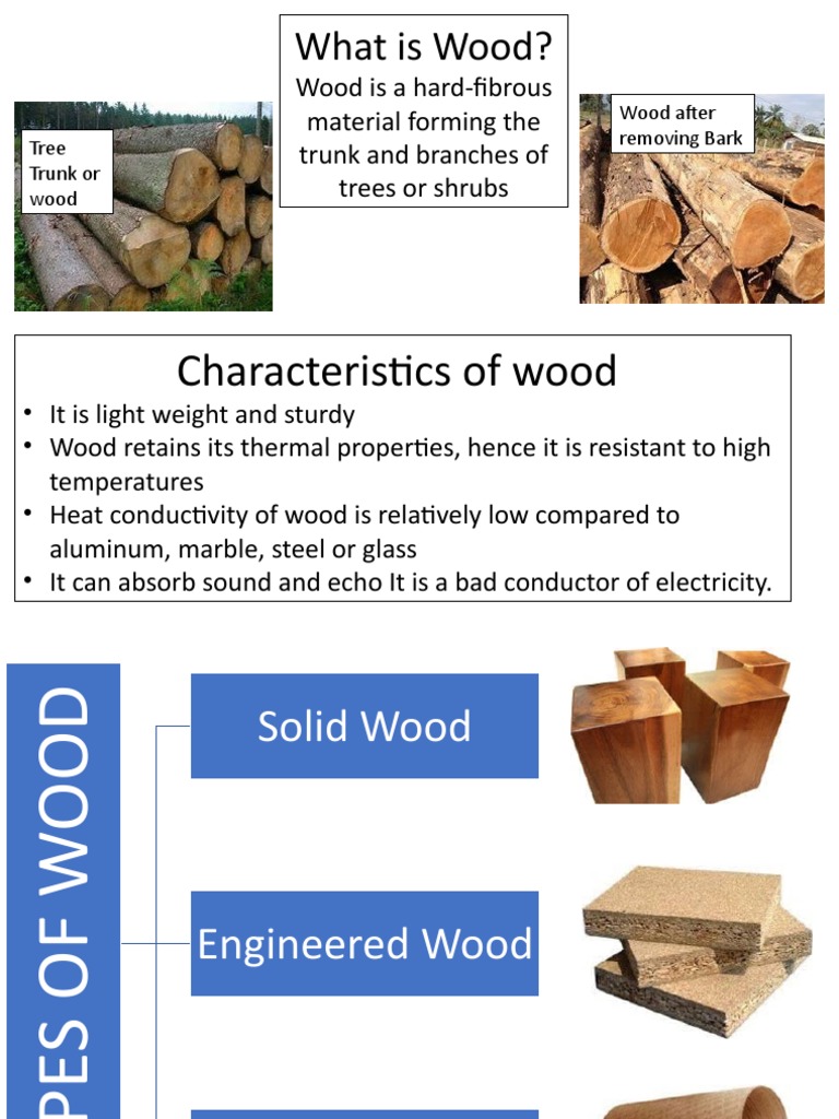 Properties and Types of Wood Explained | PDF | Wood | Hardwood