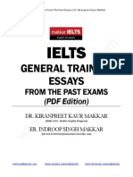 IELTS Makkar GT Essays