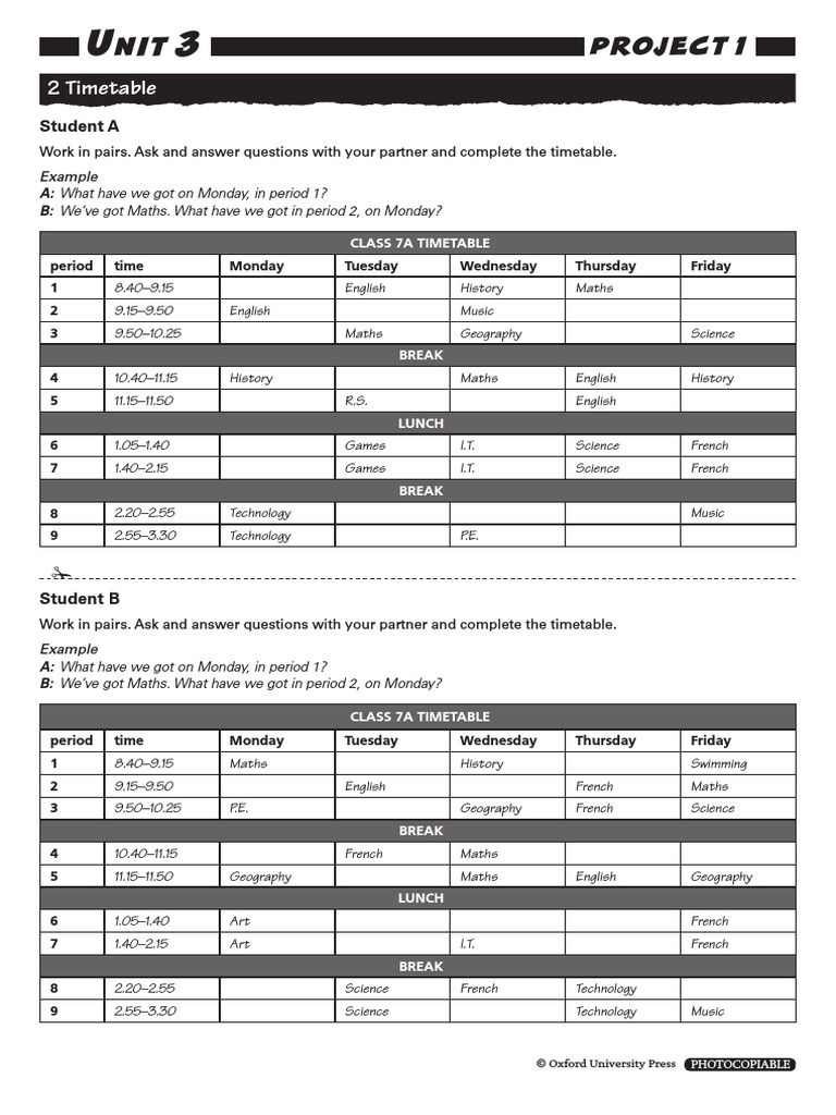 PROJECT 1 4th Ed Speaking Practice Unit - 3.2 | PDF | Science