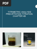 Understanding Argentometric Titration | PDF | Titration | Chemistry
