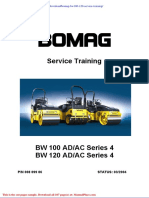 Bomag Bw100 120 Service Training