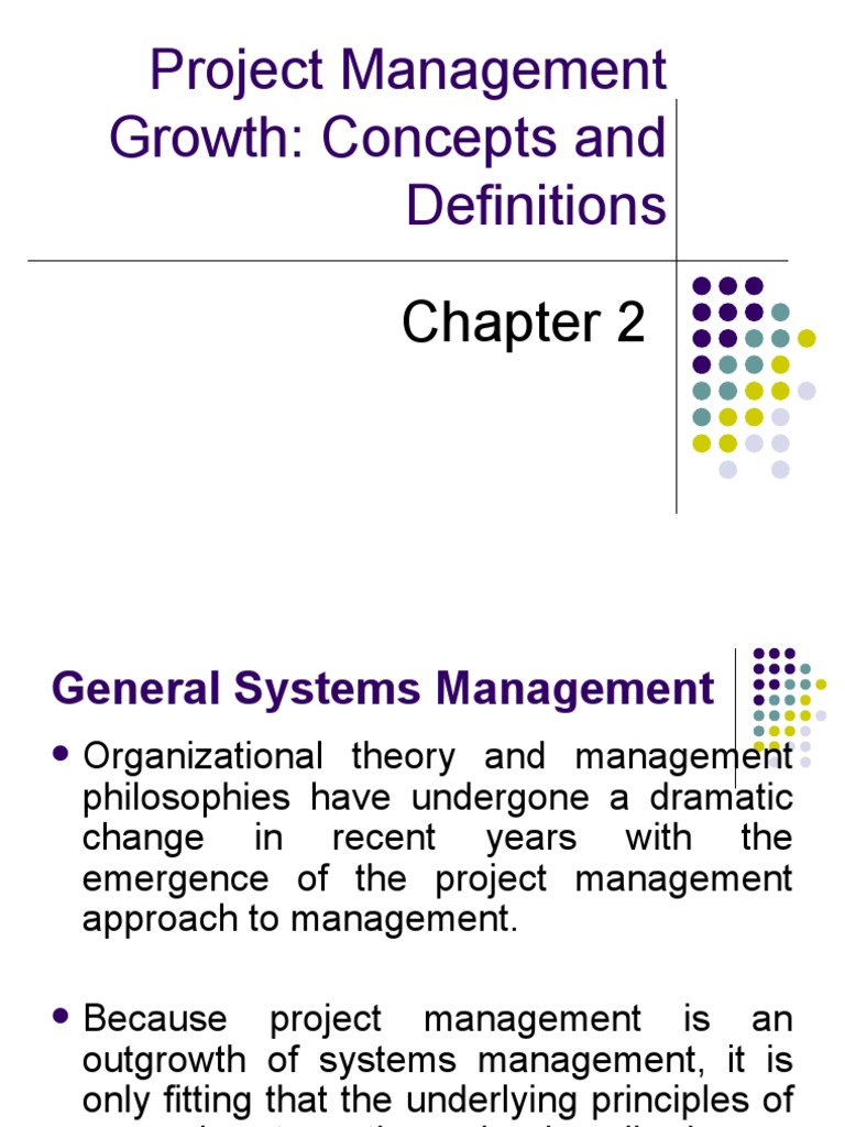 Project Management Evolution and Concepts | PDF | Project Management ...