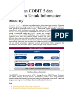 Pengertian COBIT 5 Dan Fungsinya Untuk Information Security