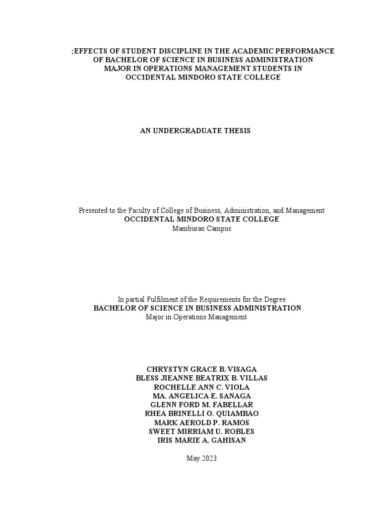 What Is Student Discipline