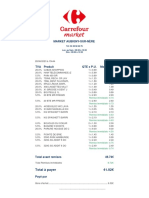 Market Aubigny-Sur-Nère: 41.02 Total À Payer