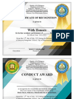 Award Certificates Templates