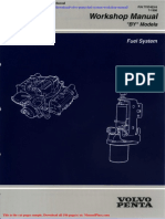 Volvo Penta Fuel System Workshop Manual