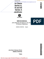 John Deere 93 95 Backhoe Service Manual en Sec Wat