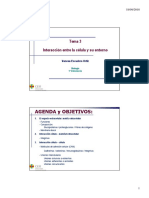 Tema 3. Interacciones Entre La Célula y Su Entorno