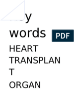 Heart Transplant Organ Functions