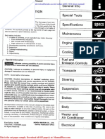 Honda Accord Sedan 1986 1989 Shop Manual