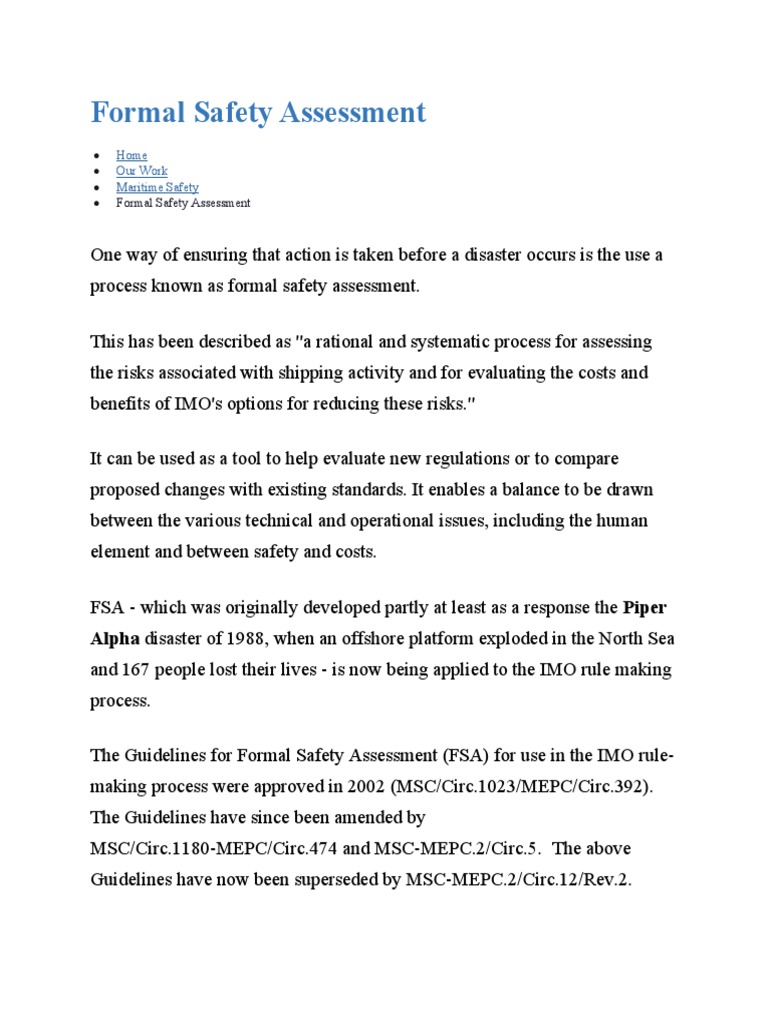 Risk Assessment Ports | PDF | Risk | Safety