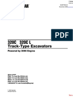 Caterpillar 320c 320cl Track Type Excavator Parts Manual Japonesa 2006