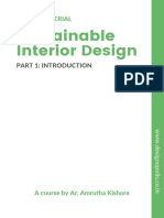 Part 1 Sustainable Interior Design Study Material