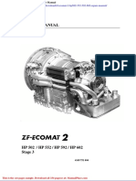 ZF Ecomat 2 Hp502 552 592 602 Repair Manual