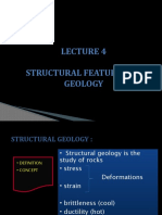 Structural Features of Geology