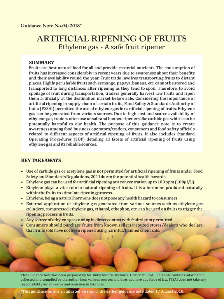 Guidance Artificial - Ripening - Fruits02 - 2020 | PDF