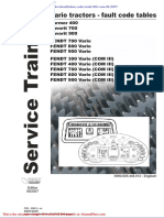 Failure Codes Fendt 900 Vario 09 2007