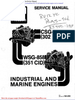 Ford 302 351cid Industrial Marine Engine Service Manual