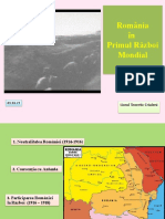 Participarea Romaniei La Primul Razboi Mondial