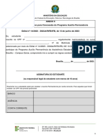 Anexo II Termo de Concessão Do Programa Auxílio Permanência Edital 14 - 2023-DGGA-RIFB-IFB