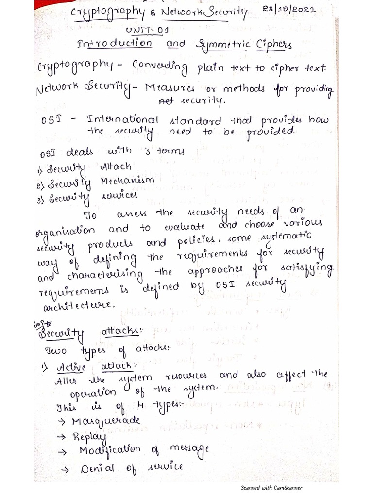 CNS Unit 1 N | PDF