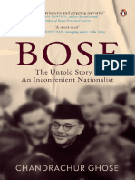 Bose The Untold Story of An Inconvenient Nationalist
