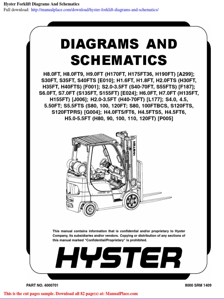 Hyster Forklift Diagrams and Schematics | PDF