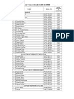 Fee Concession Students Complete List