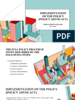 Implementation of The Policy (Policy Advocacy)