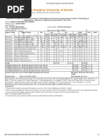 Sample University Marksheet Format | PDF
