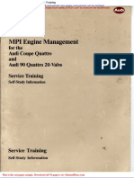 Audi Mpi Engine Management Service Training
