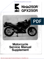 Kawasaki Gpx250r 87 Service Manual