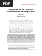 Brian Tratz - Imagination and The Distinction