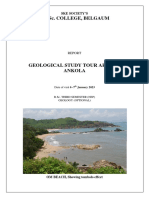 Geological Study Tour Report Ankola 2023