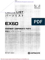 Hitachi Ex60 Equipment Components Parts
