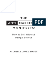 The Anti Marketing Manifesto