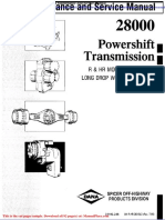 Clark 28000 Powershift Transmission Maintenance and Service Manual