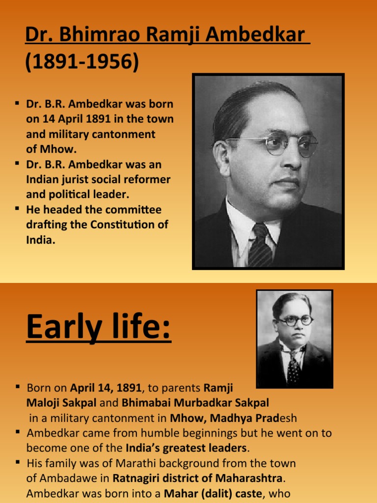 Dr. B.R. Ambedkar FInal | PDF | Dalit | Politics Of India