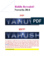 Hebrew Name of Messiah