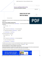 Variable Frequency Drives - Heat Loss and Required Air Cooling