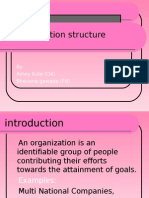 Organization Structure: by Amey Kute (O4) Bhavana Gawade (F8)