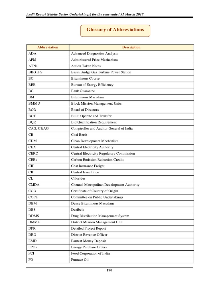 glossary-of-abbreviations-of-report-no-5-of-2017-public-sector