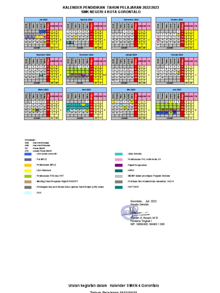 Kalender Pendidkan | PDF