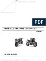 Aprilia SL 750 Shiver Workshop Manual Italy