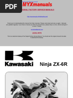 2005 Kawasaki ZX-6R Service Manual | PDF | Exhaust Gas | Machines