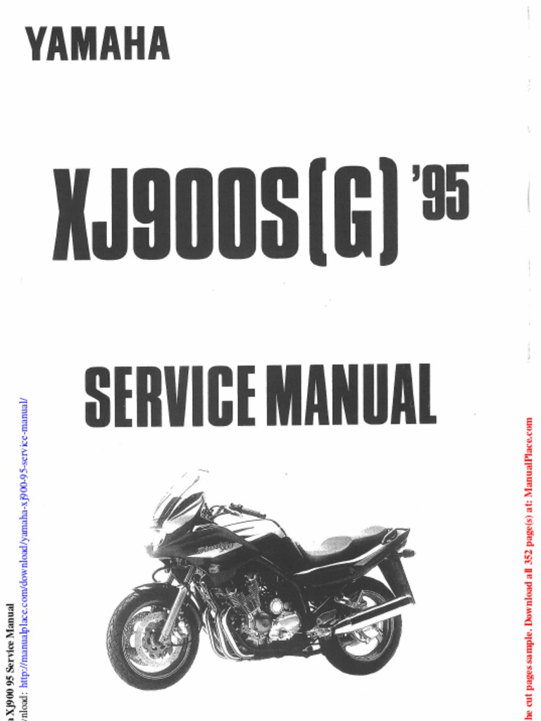 Yamaha Xj900 95 Service Manual | PDF